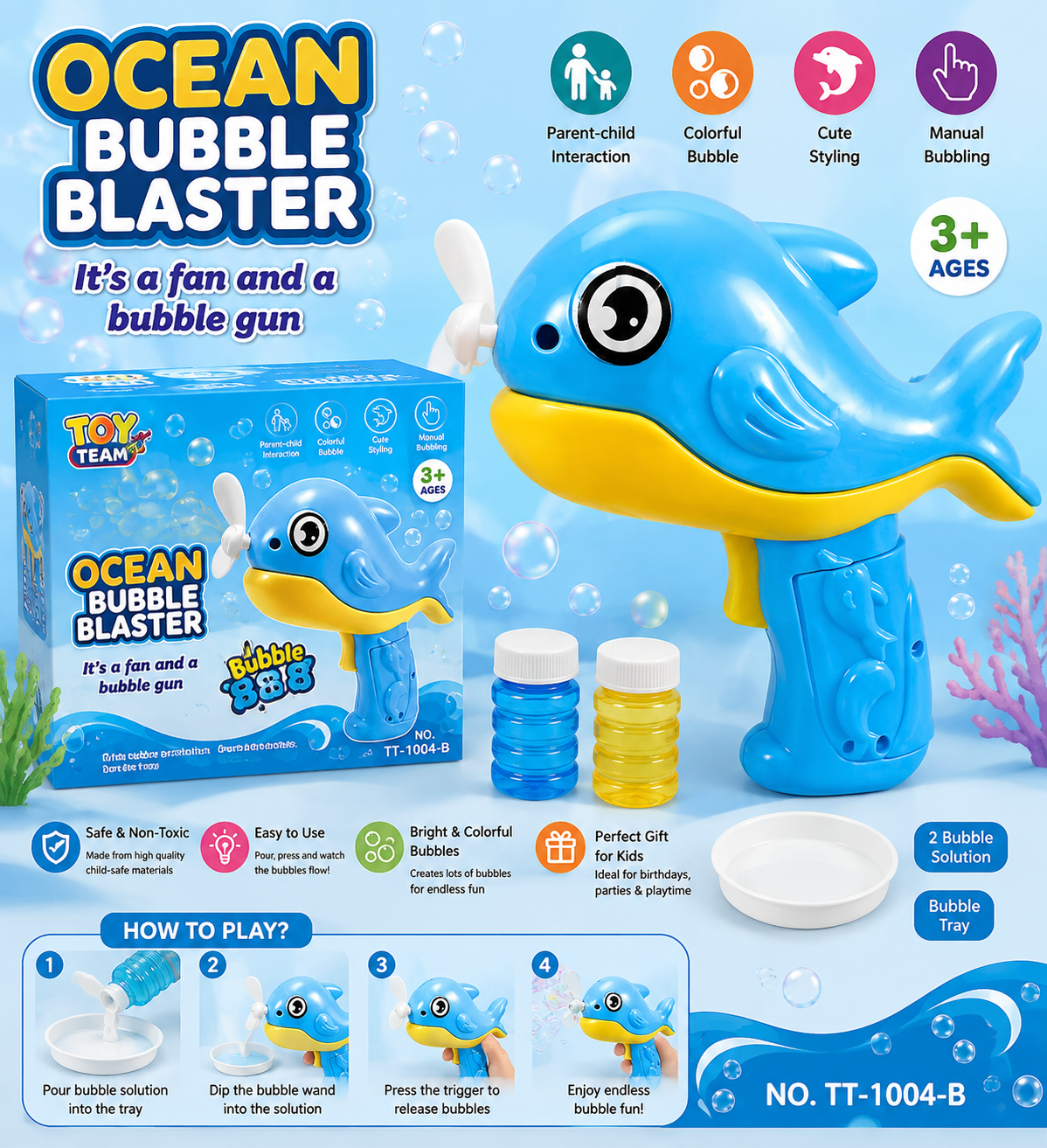 Fish Bubble Gun-Ocean