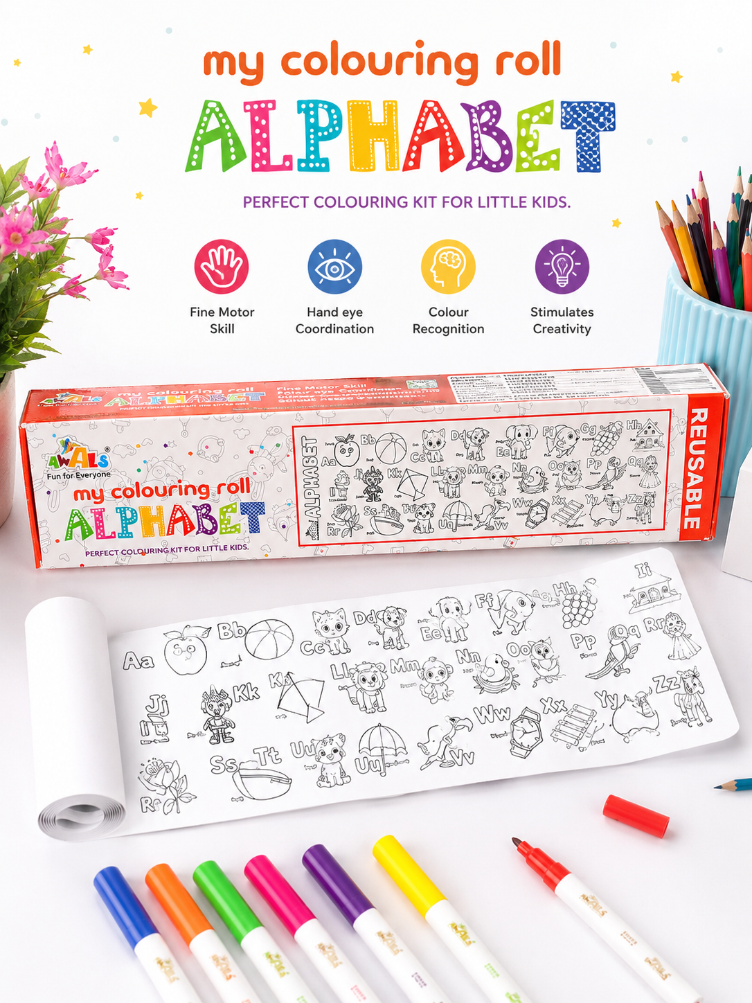 Colouring Roll-Alphabet