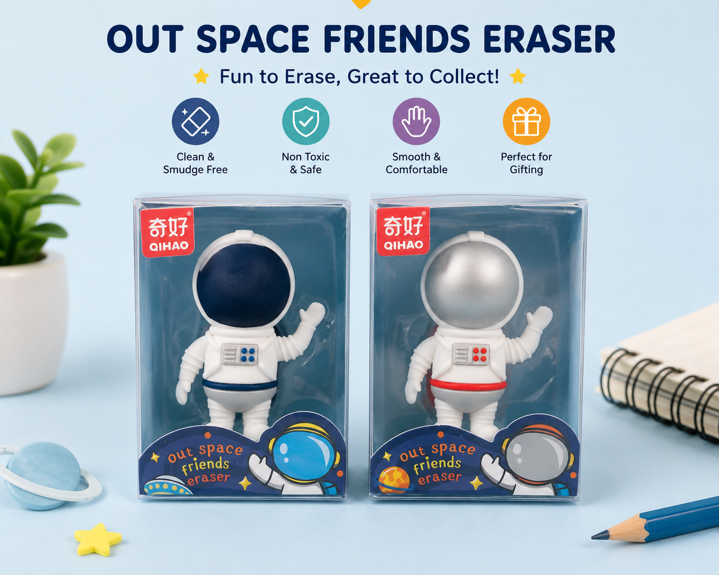 Astronaut Eraser