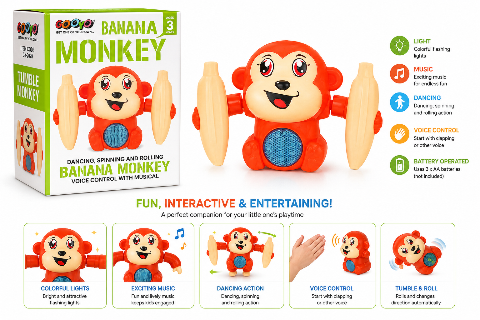 Gooyo Banana Monkey